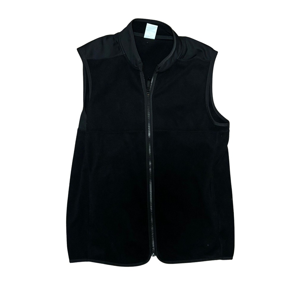Nike Therma-FIT Victory Golf Vest Mens Medium Black Full Zip Fleece DA2919-010